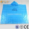 SUNNYHOPE waterproof colorful transparent pe poncho